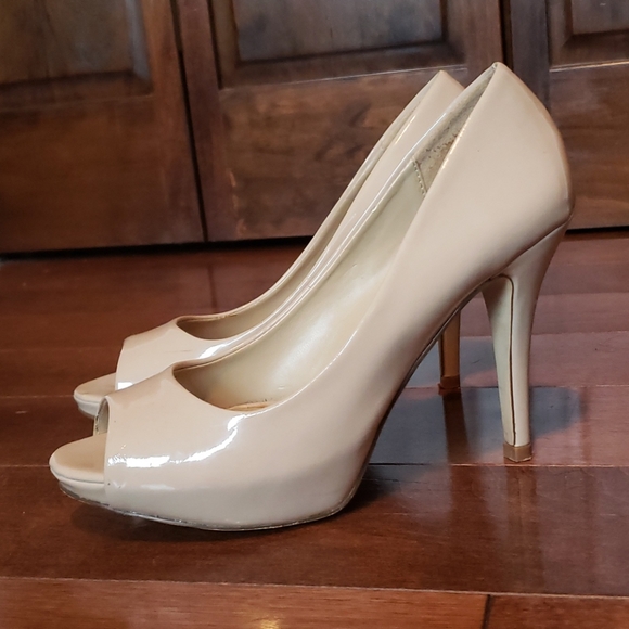 Open toe heels